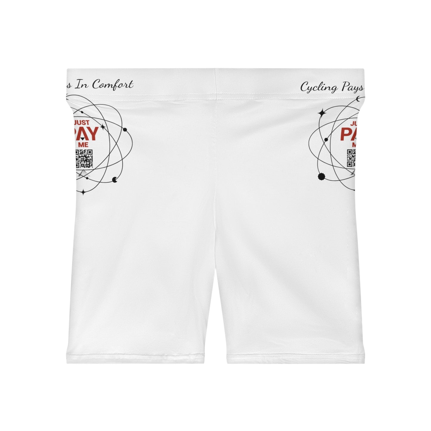 "Pedal & Pay" Biker Shorts