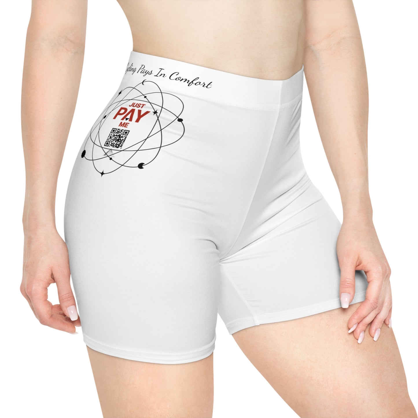 "Pedal & Pay" Biker Shorts