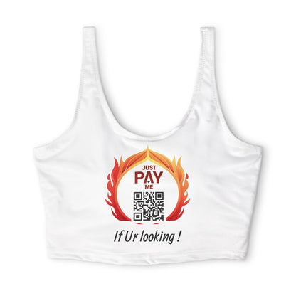 👚 Crop Top – "Flirting, But Make It Profitable"