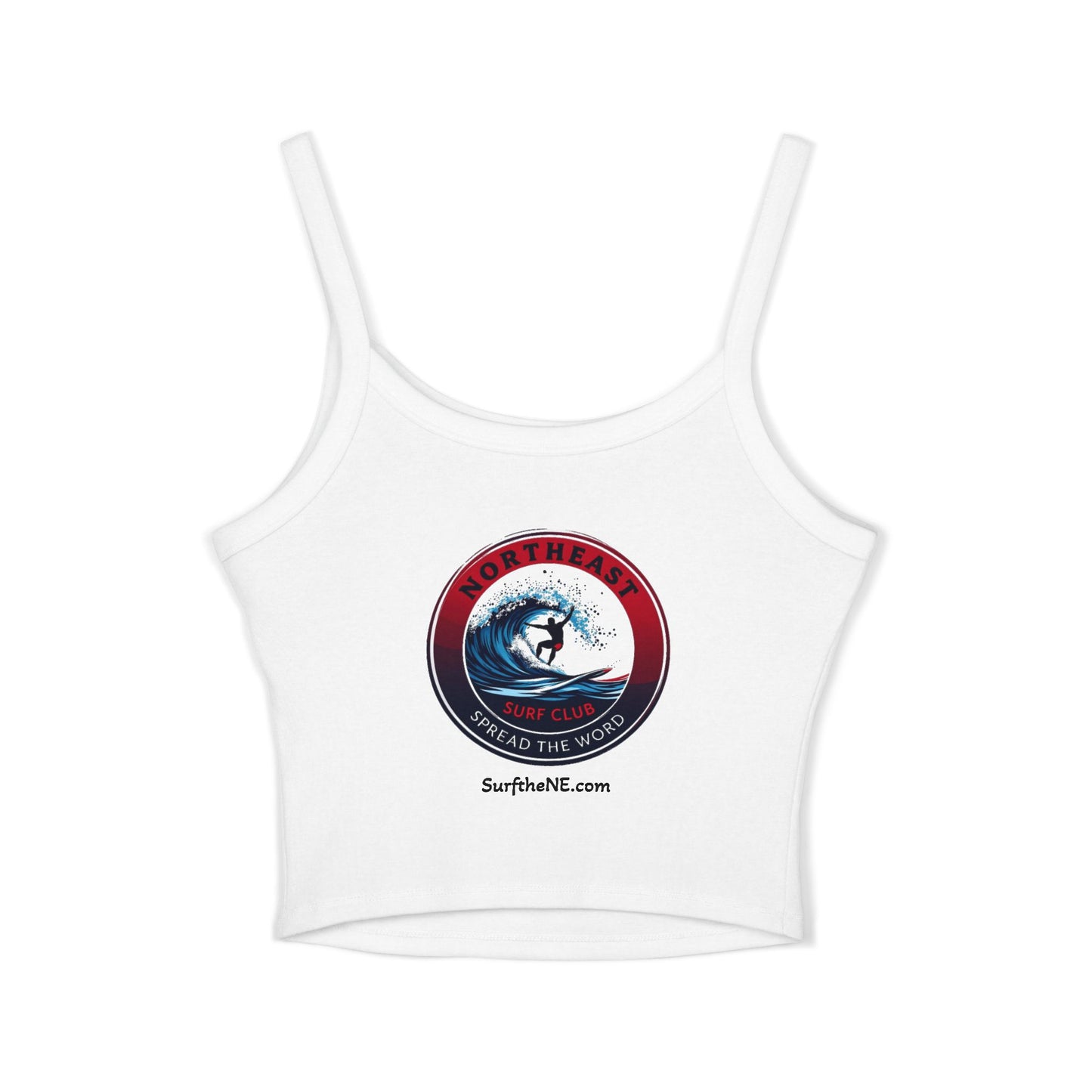 Northeast Surf Club Women's Spaghetti Strap Tank Top – Perfect for Beach Days and Summer Vibes
