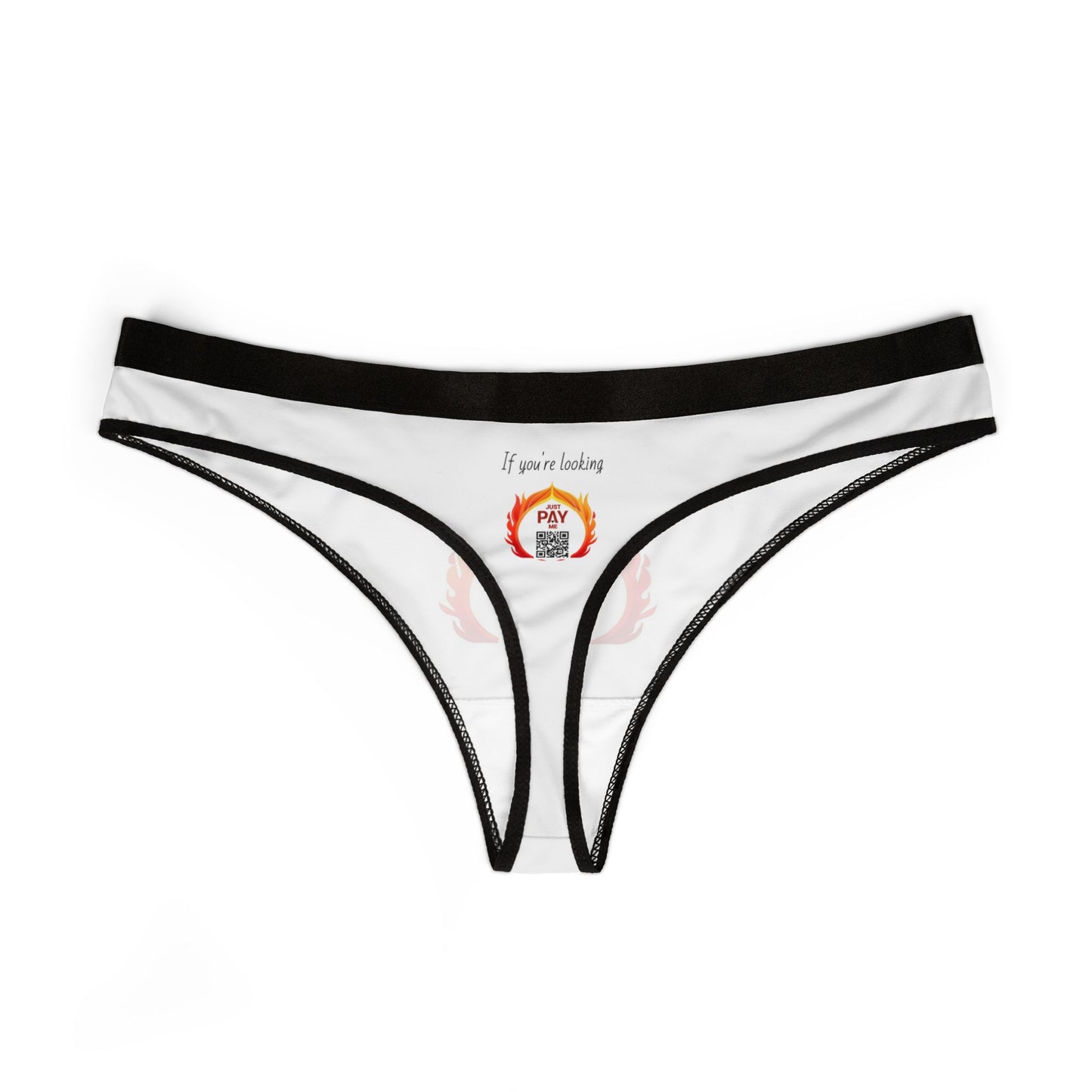 Just Pay Me Thong – Breathable, Bold, and Not Here for Fre