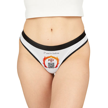 Just Pay Me Thong – Breathable, Bold, and Not Here for Fre