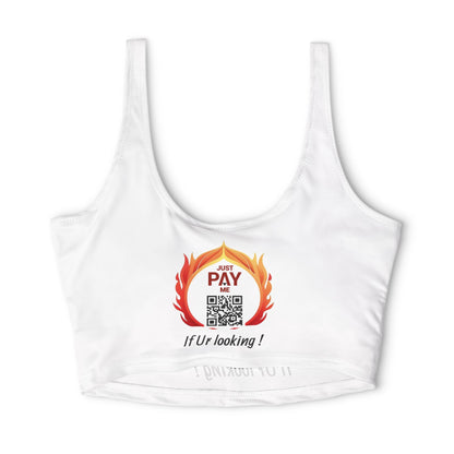 👚 Crop Top – "Flirting, But Make It Profitable"