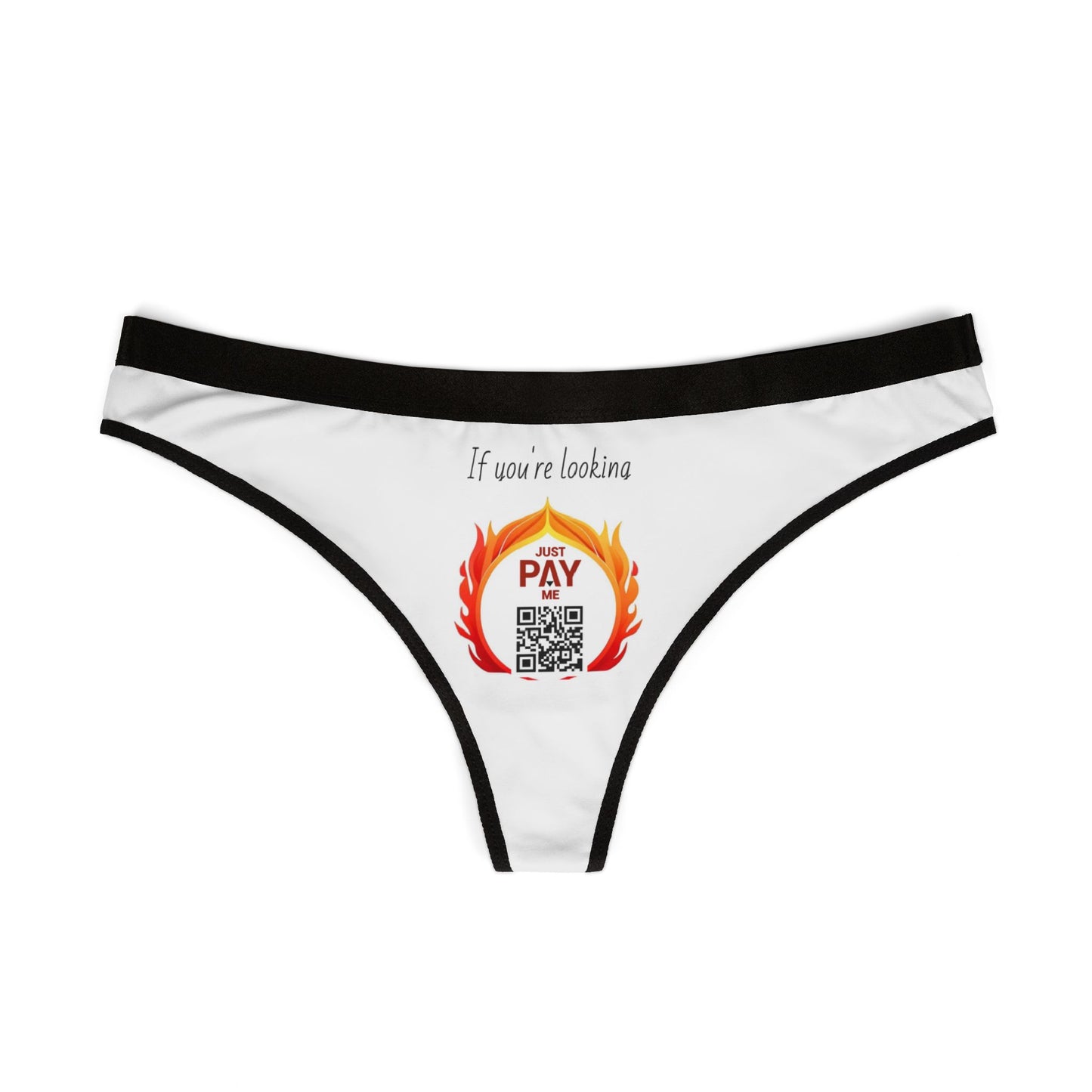 Just Pay Me Thong – Breathable, Bold, and Not Here for Fre