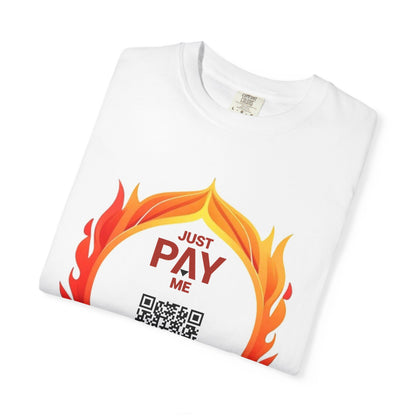 Pay Me QR Code T‑Shirt — "You write it we print it" Graphic Tee